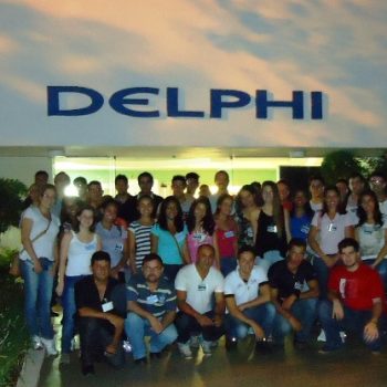 06/03/2014 - ALUNOS DE ENGENHARIA DE PRODUÇÃO VISITAM A DELPHI  - FOTO 1