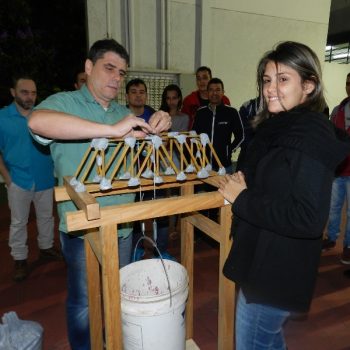 16-06-2016-ALUNOS PARTICIPAM DO DESAFIO PONTE DE MACARRÃO DA FATEP - FOTO 12