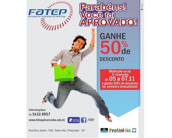 05/11/2014 – Confira os aprovados no Vestibular 2015 da Fatep