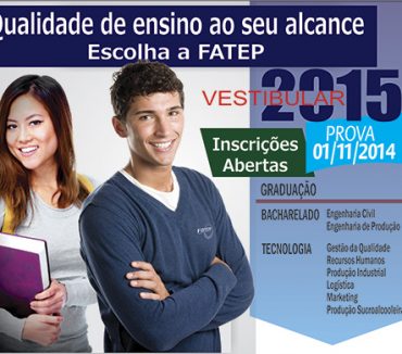 23/09/2014 – Fatep abre inscrições para vestibular 2015