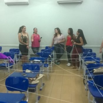 15-02-2016-DINÂMICAS COM ESTUDANTES MARCAM INÍCIO DAS AULAS NA FATEP - FOTO 1